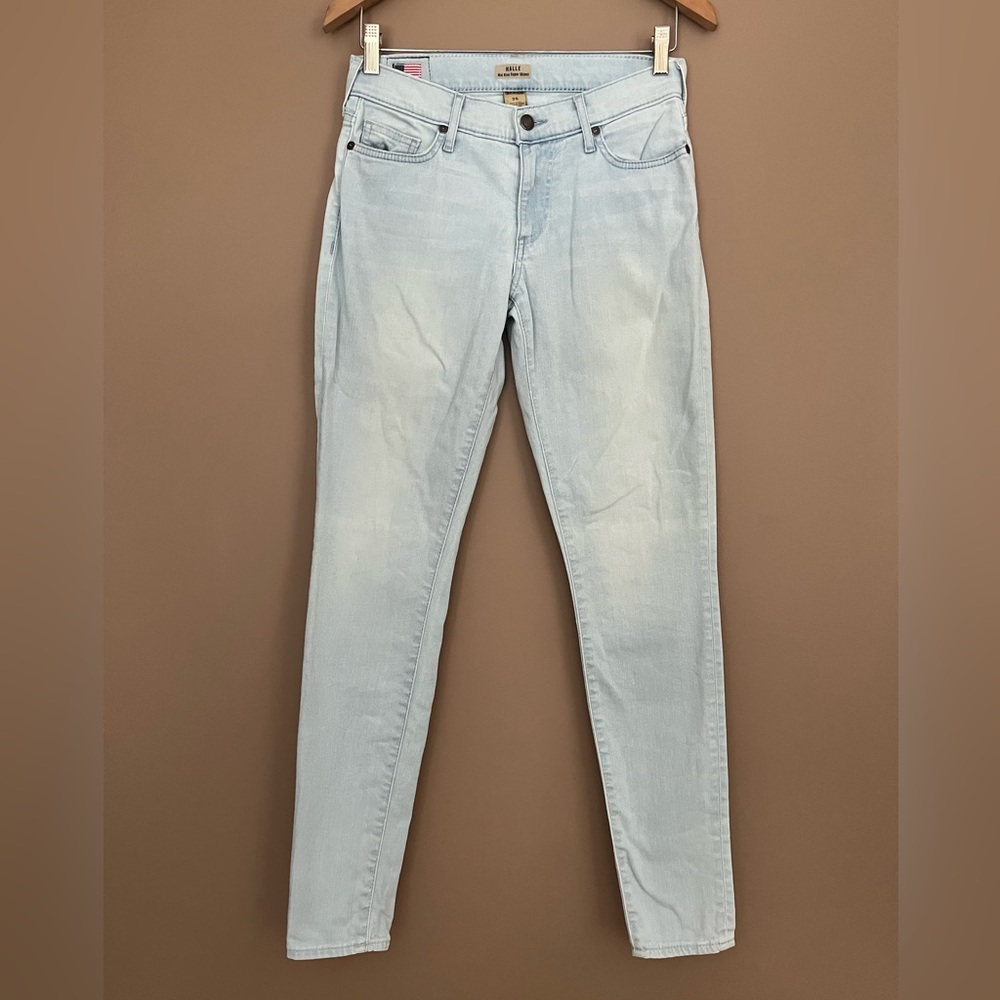 {True Religion} Halle Mid Rise Super Skinny Jeans in Blue - Womens 25